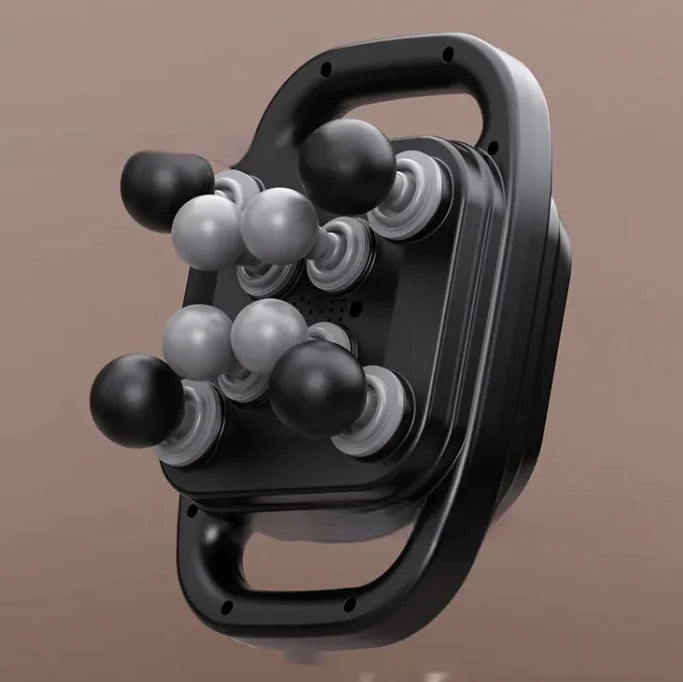 Professional 8-Head Massage Gun with Hot Compress Therapy