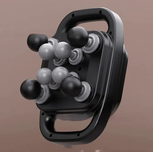 Professional 8-Head Massage Gun with Hot Compress Therapy