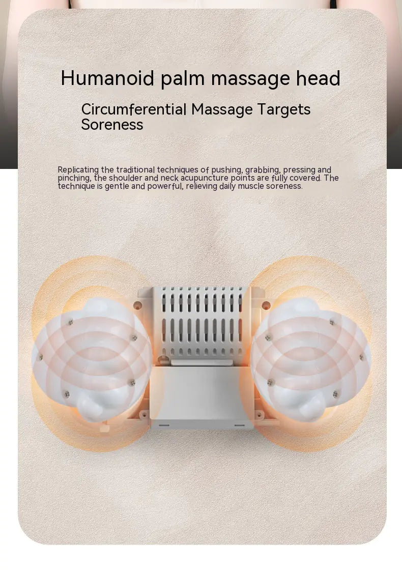 Cervical & Back Hot Compress Massager